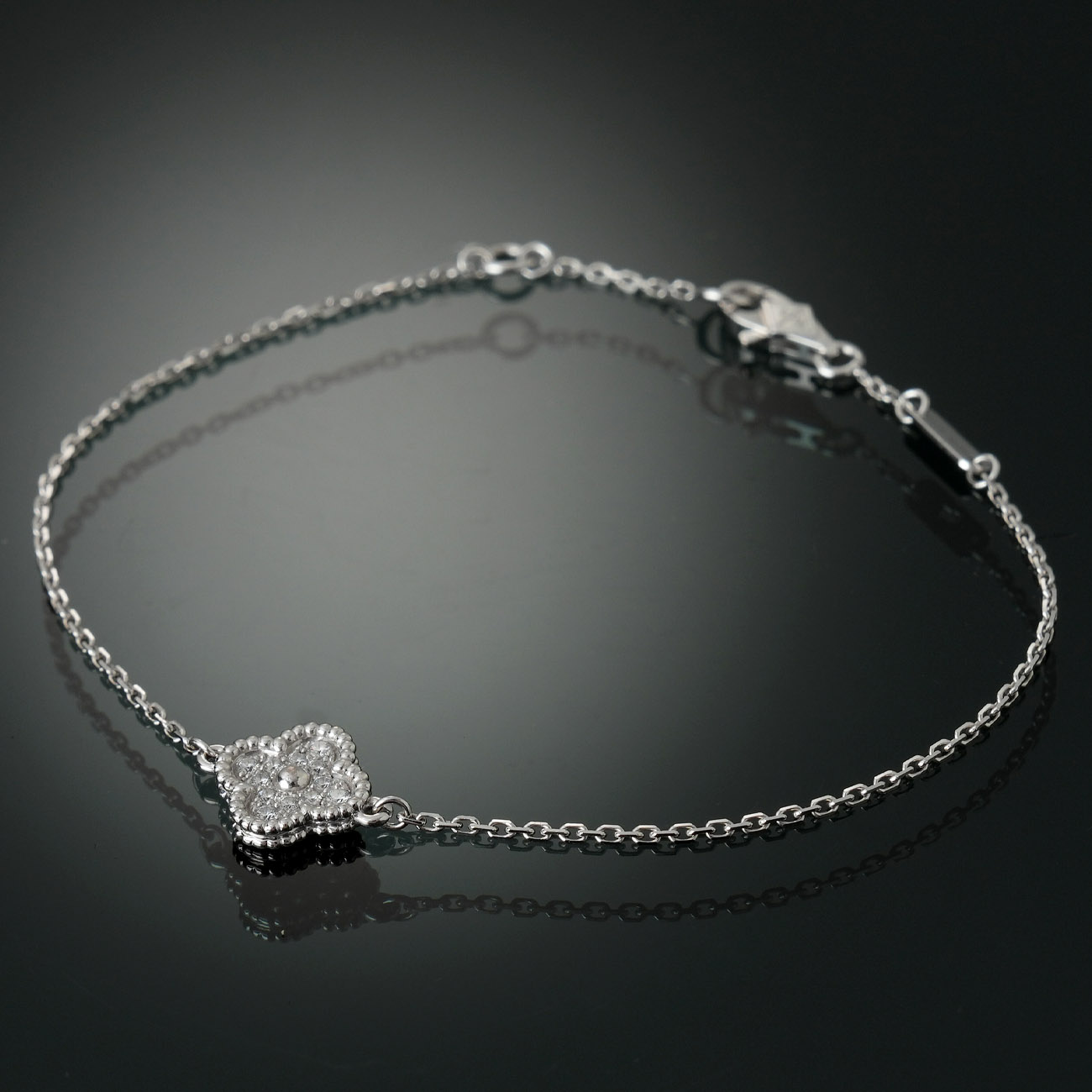 Van Cleef & Arpels(USED)반클리프앤아펠 스윗 알함브라 다이아 브레이슬릿 ARO85600